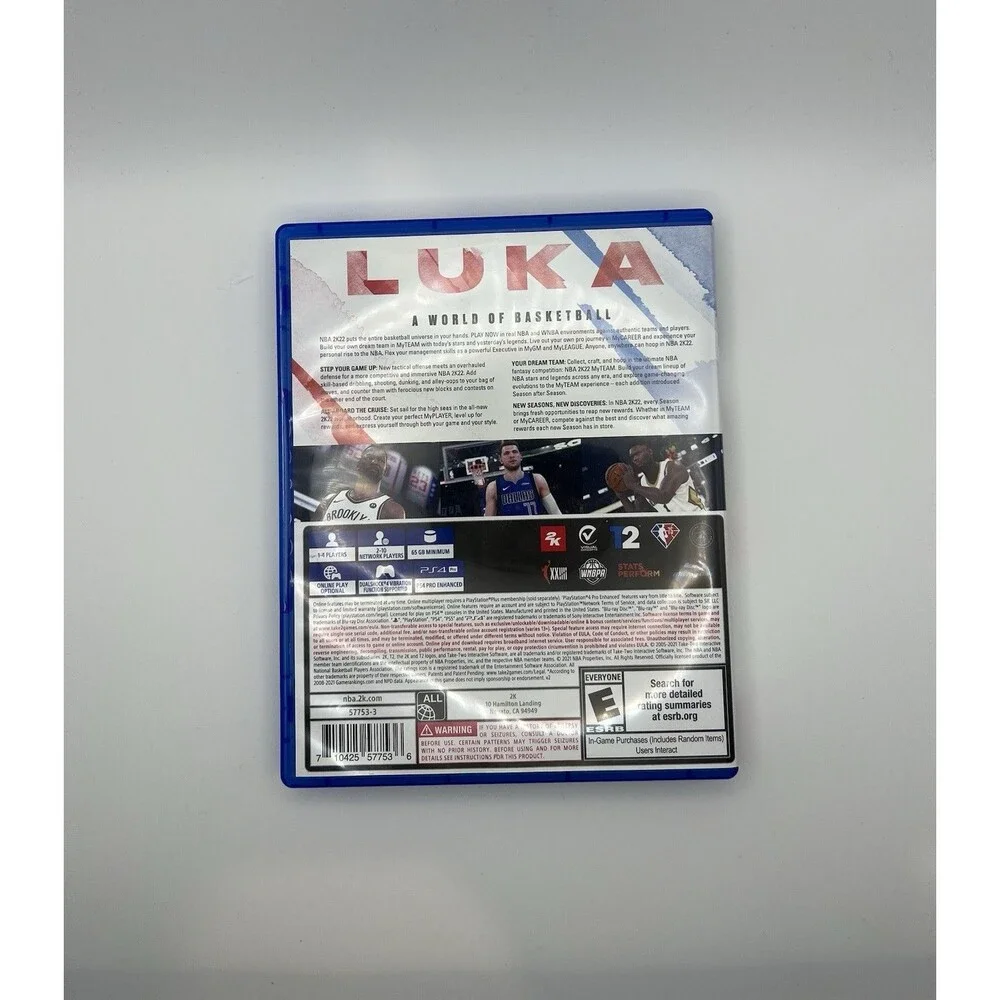 NBA 2K22 - Sony PlayStation 4 PS4 Basketball‎ Video Game